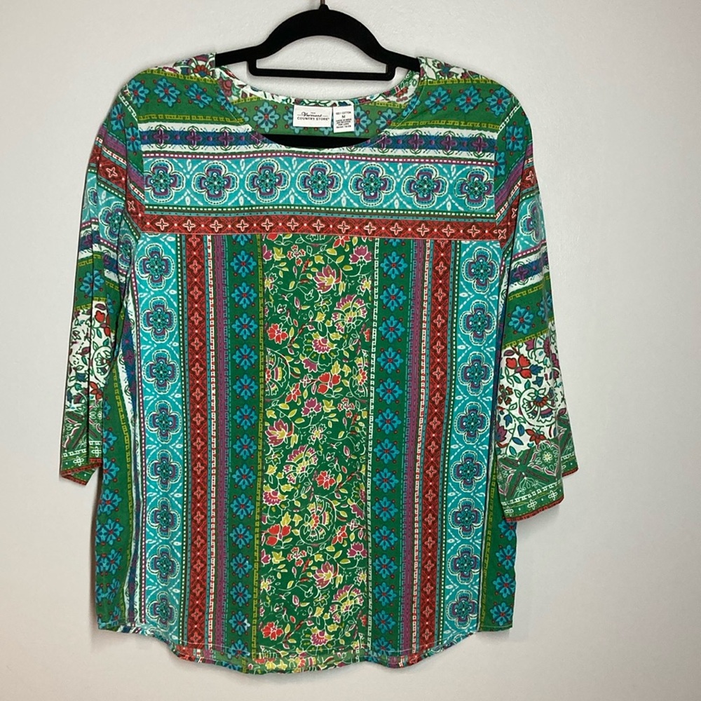 The Vermont Country Store Cotton Tunic Top